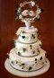 Elegantly Iced Custam cakes Wedding cakes