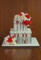 Elegantly Iced Custam cakes Wedding cake