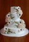 Elegantly Iced Custam cakes Wedding cake