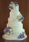 Elegantly Iced Wedding Cakes